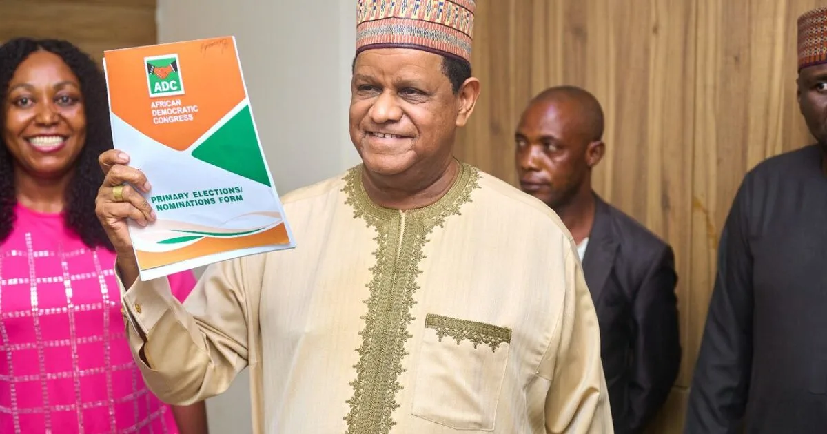 Mohammed Hayatu-Deen Picks N100m ADC Presidential Form for 2027 Election