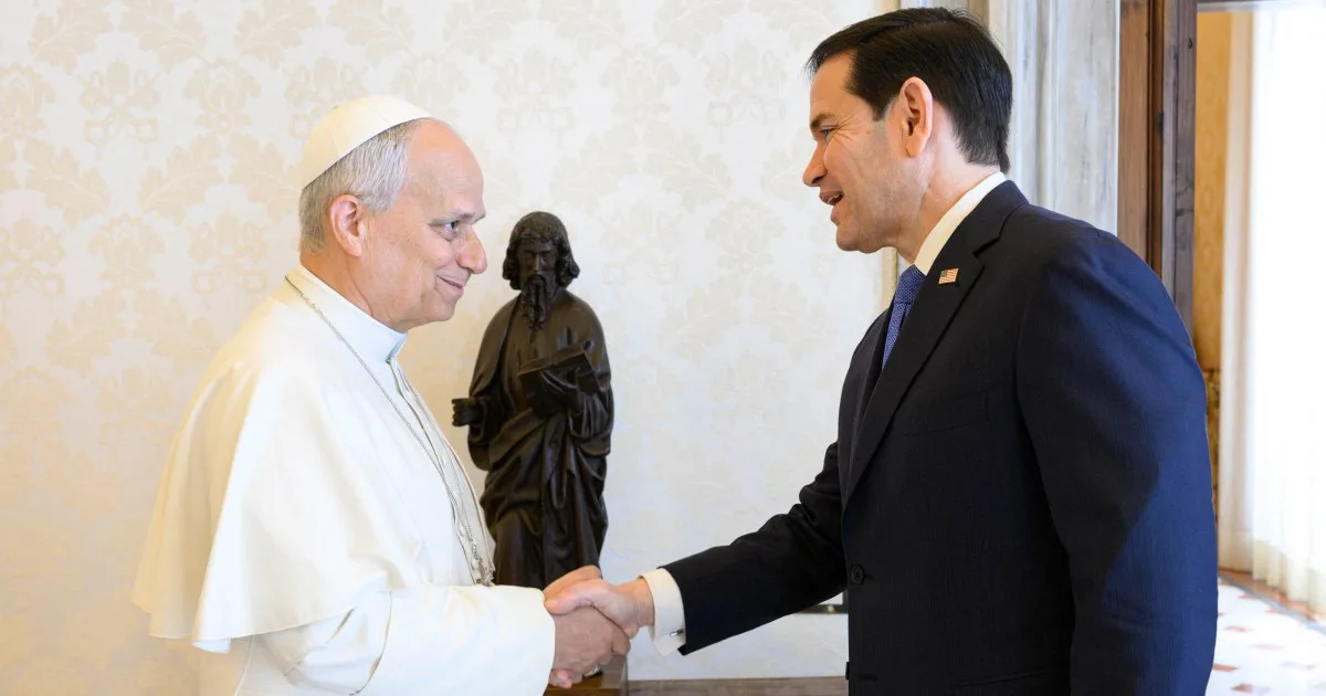 Rubio Meets Pope Leo Amid White House-Vatican Rift