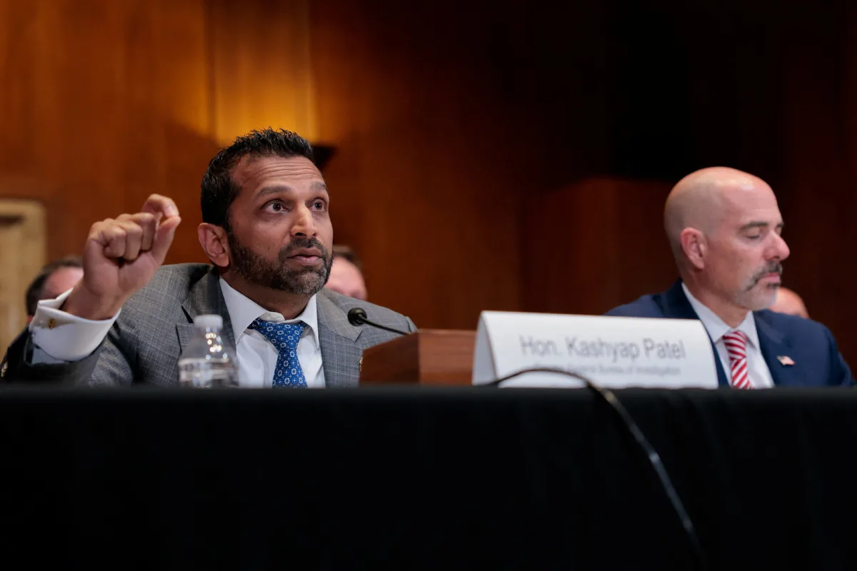 FBI Director Kash Patel Fires Back at Drinking Allegations in Senate Hearing