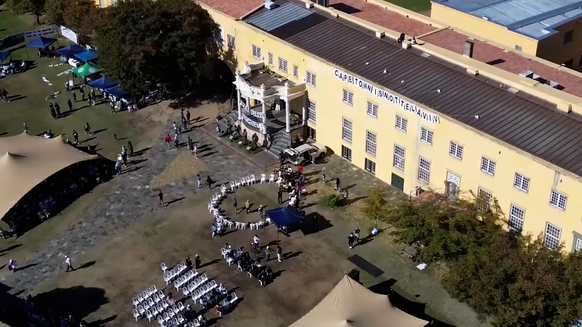 Pro-Palestine Protest Held at South Africa's Oldest Colonial Building