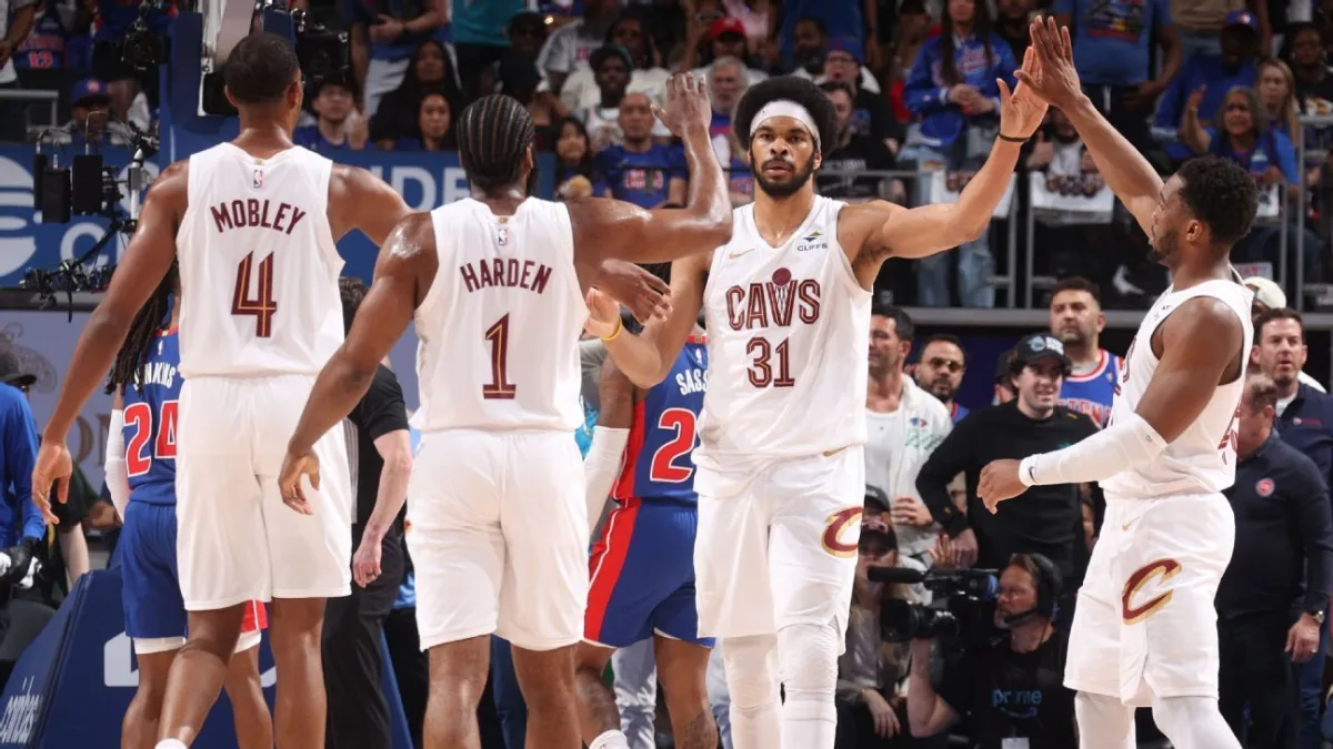 Cavaliers Close Out Pistons in NBA Playoffs