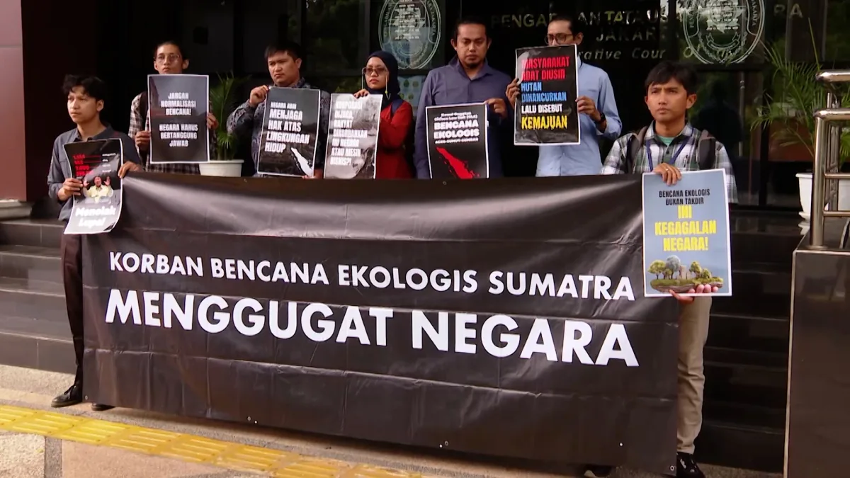 Indonesians Sue Government Over Sumatra Flood Response