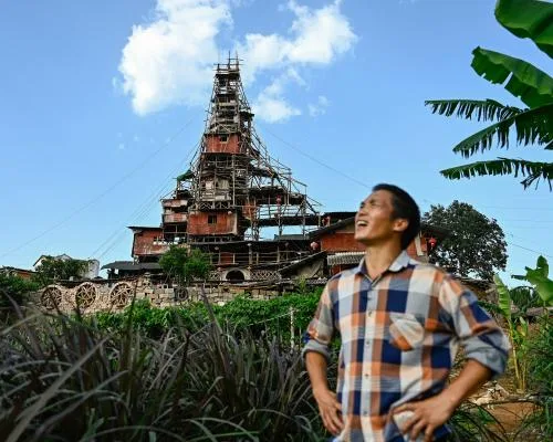 Chinese Authorities Demolish Villager's 10-Storey Studio Ghibli-Inspired Home