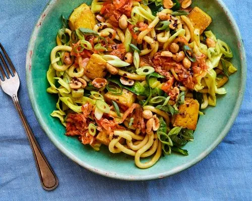 Rukmini Iyer's Simple Kimchi Tofu Noodles Recipe Released