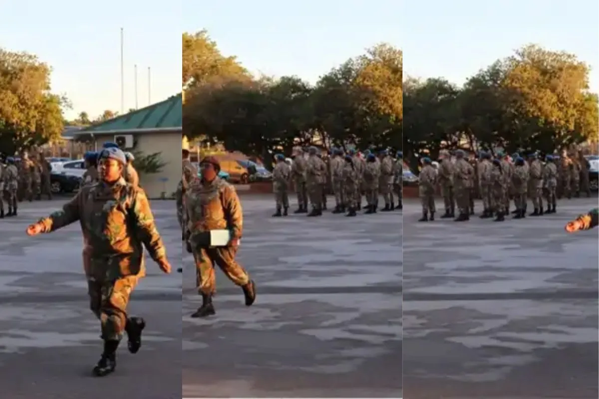 Oudtshoorn turns out for SANDF as viral march captures Mzansi's heart