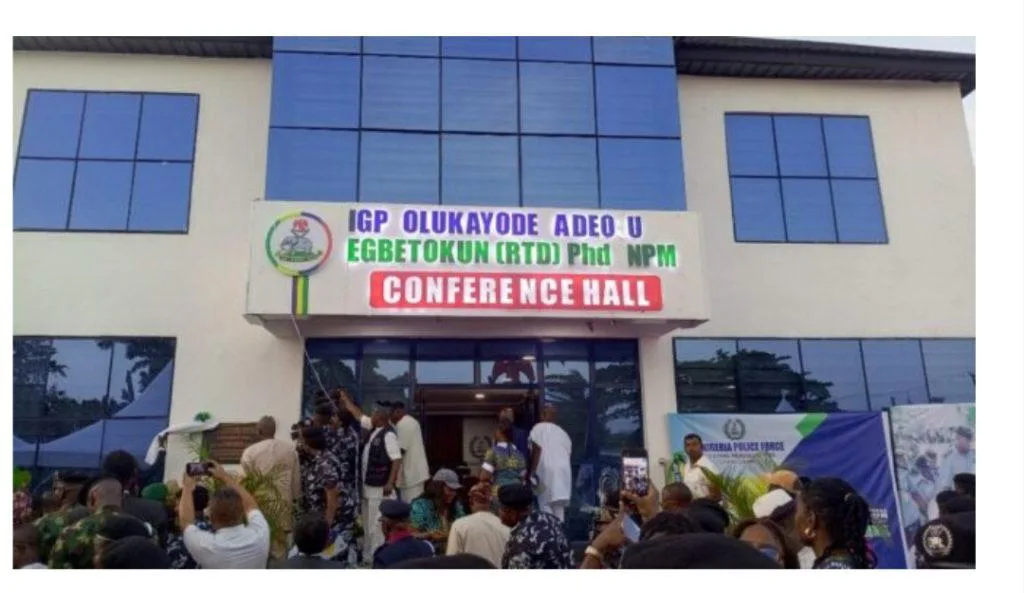 Lagos Police Honours Egbetokun with Ultra-Modern Conference Hall
