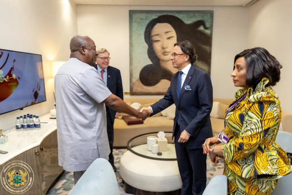 Mahama in London for High-Stakes Investment, Royal Engagements and Diaspora Meeting