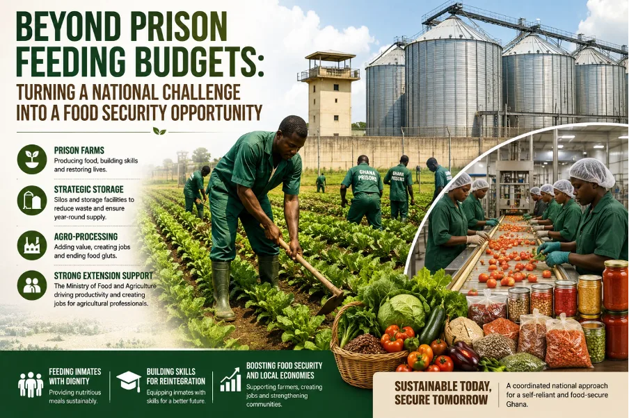 Ghana Aims to Turn Prison Feeding into a Food Security Opportunity