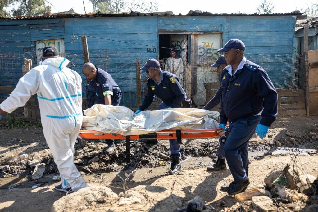 12 killed in mass shooting at Johannesburg informal settlement, police suspect illegal mining link