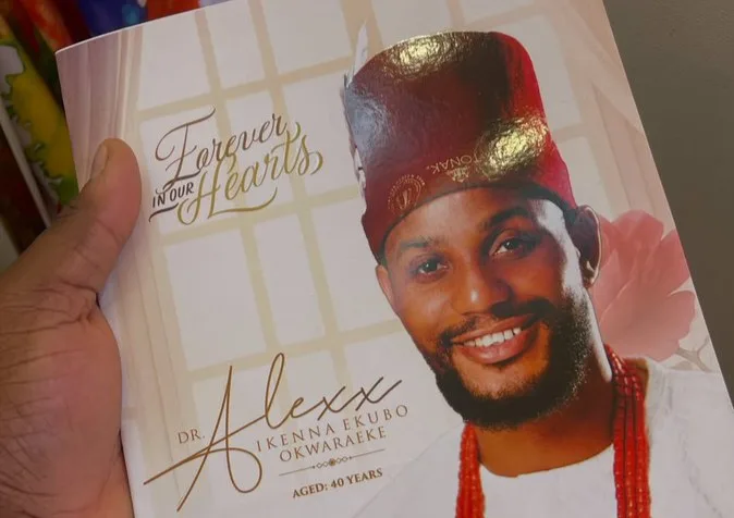 Alex Ekubo: Friends, family gather for emotional service of songs in Lagos