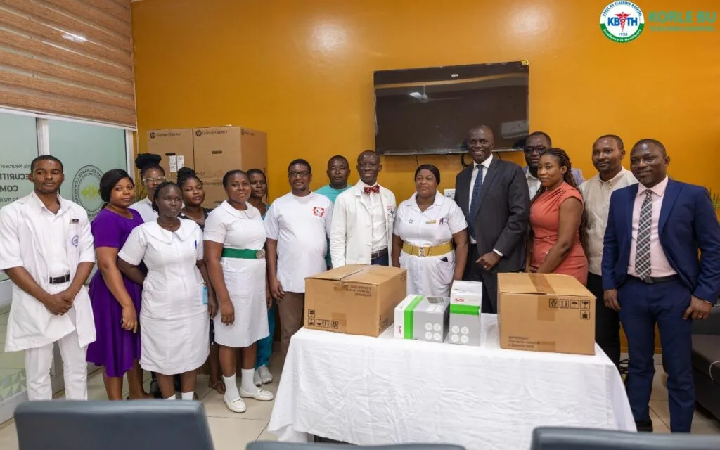 Phoenix Insurance donates computers to Korle Bu Surgery Department, calls on corporates to support healthcare