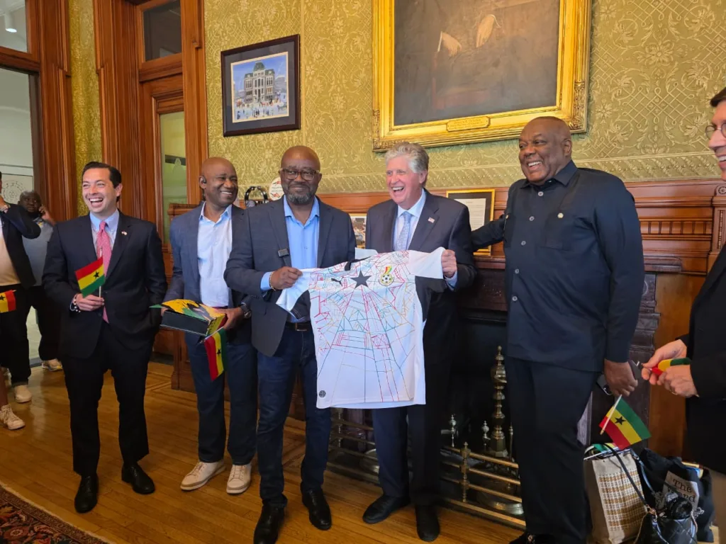 Black Stars Touch Down in Rhode Island: Governor McKee Promises 'Five-Star' Hospitality for World Cup Campaign