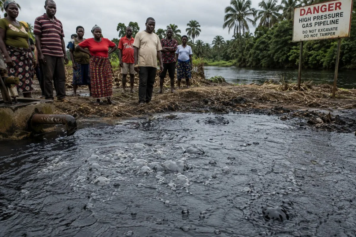 Toxic gas bubbles up from abandoned oil wells in Rivers community, residents say