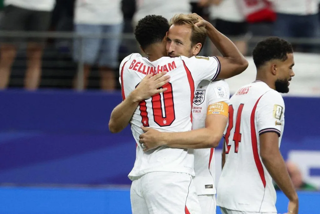 Kane double, Bellingham strike fire England past Croatia in six-goal thriller at World Cup