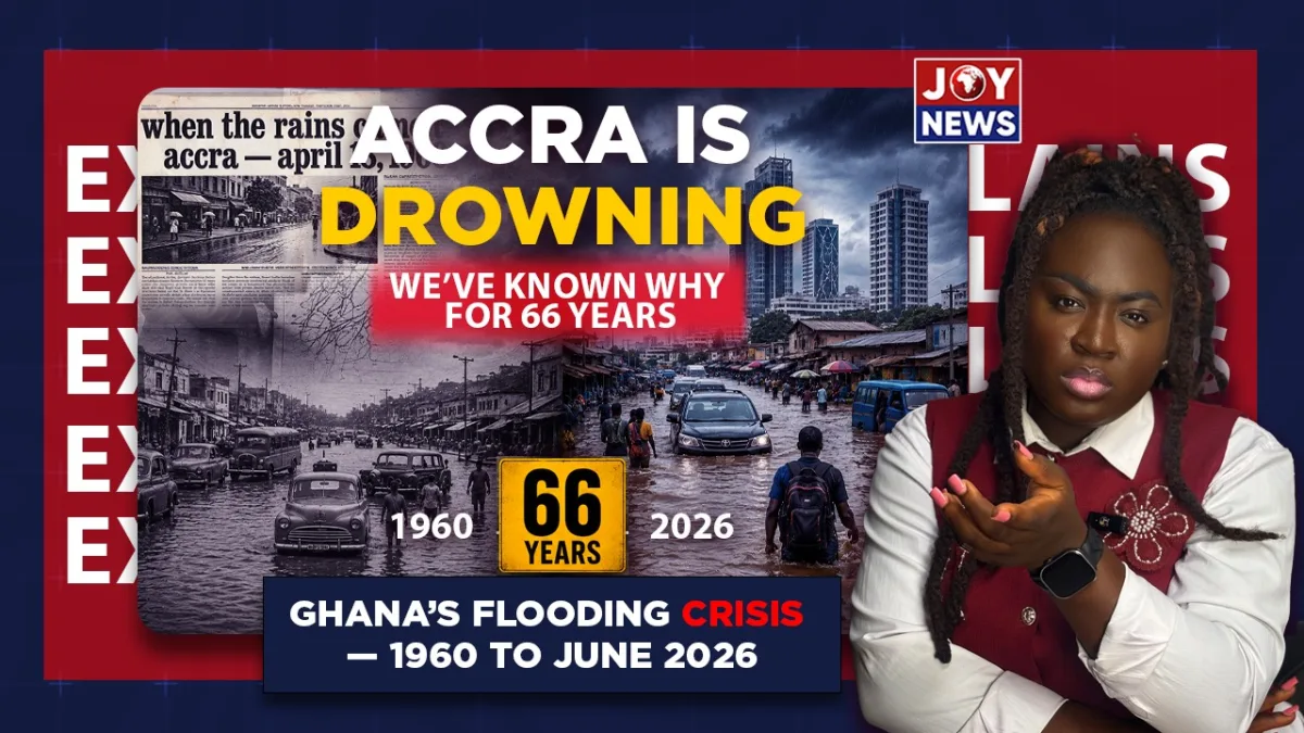 66 years, same disaster: Accra floods again as body found in Tetegu