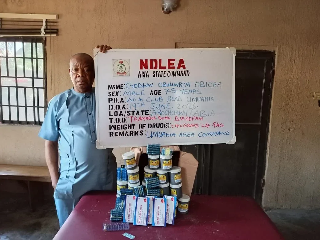 84-Year-Old Pensioner, 75-Year-Old Patent Medicine Dealer Arrested in Nationwide NDLEA Drug Busts