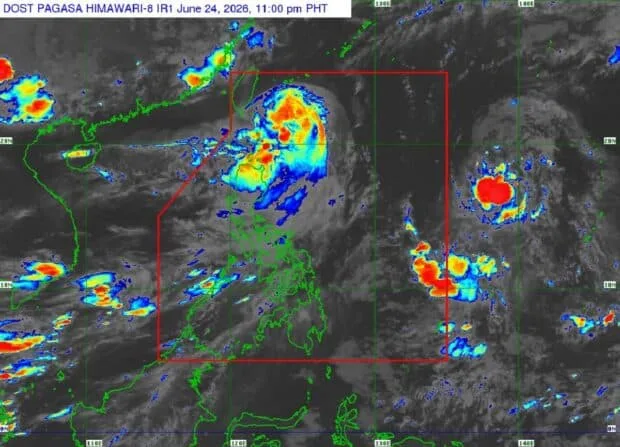 Typhoon Francisco Weakens into Severe Tropical Storm