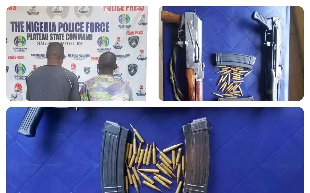 Police Arrest Two for Illegal Firearms in Plateau