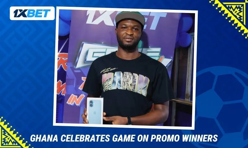 1xBet Wraps Up Game On Promo in Ghana, Winners Walk Away with iPhone 16 and Cash Prizes