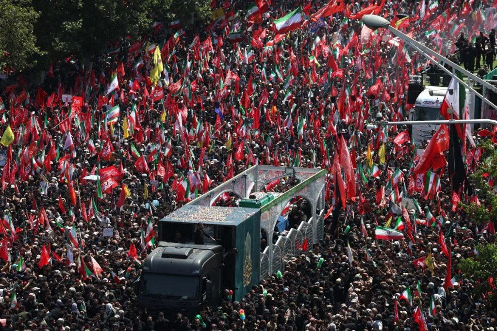 Ali Khamenei's Funeral Procession Begins in Tehran Amid Huge Crowds