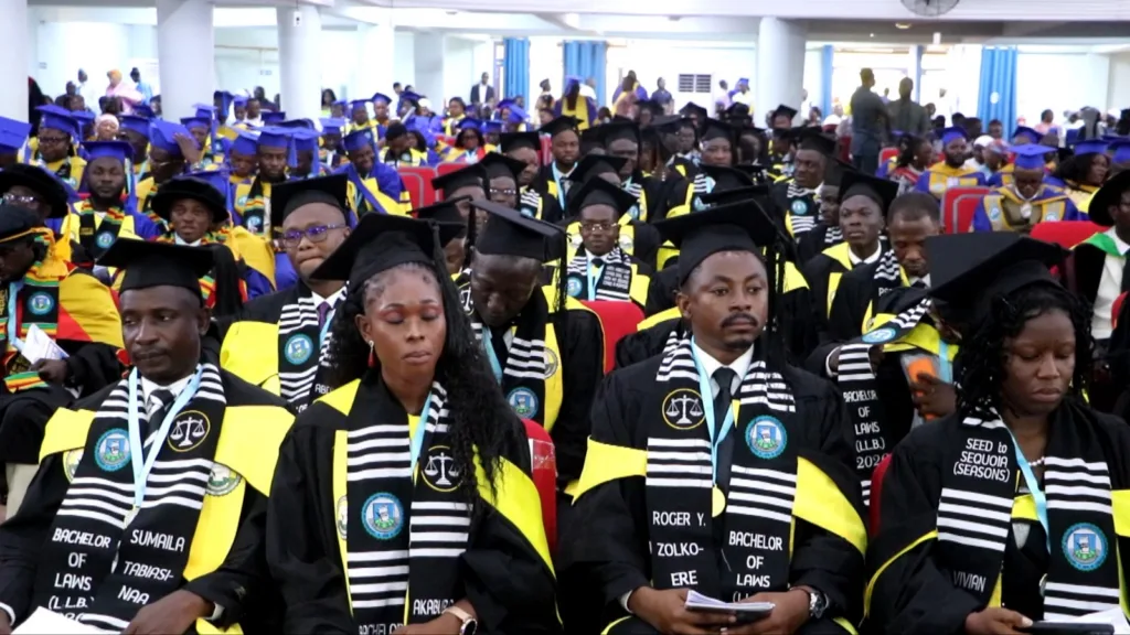 UBIDS Graduates 70 Law Students as Speaker Bagbin Announces Major Health and Education Interventions