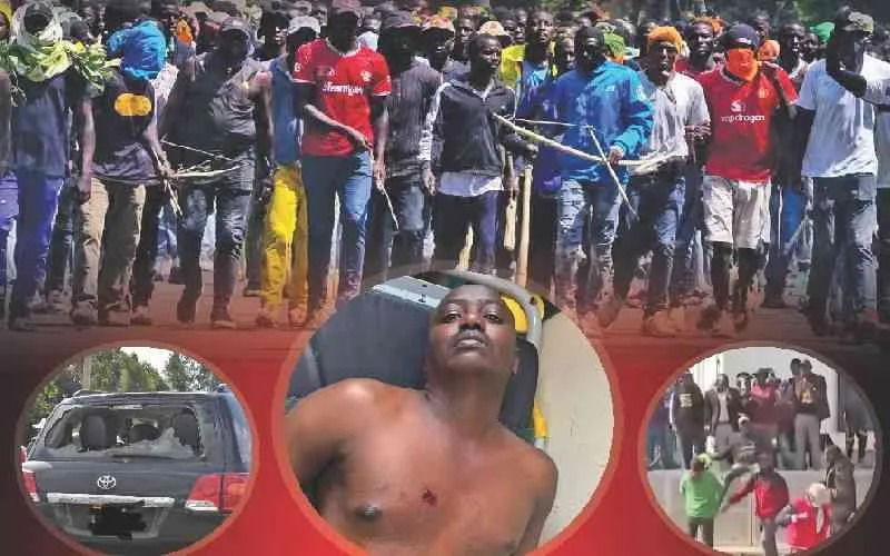 Murkomen, Omollo Silent as Armed Goons Take Over Streets in Kenya