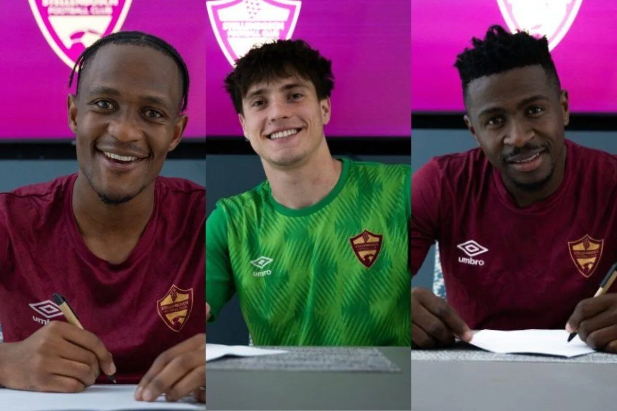 Stellenbosch FC Signs George Matlou, Terrence Mashego and Nathan Garrow