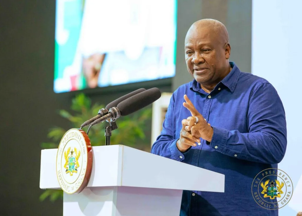 Mahama Begins Volta Region Tour with Sod-Cutting for 24-Hour Economy Markets