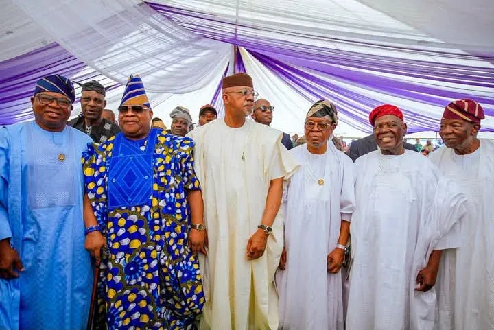 Adeleke and Oyebamiji Set Politics Aside as they Attend Prayer for Late Senator Basiru's Mother