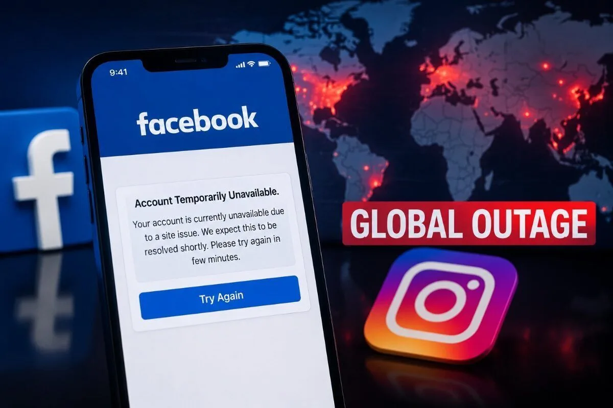Facebook Goes Down Globally, Leaving Millions Stranded