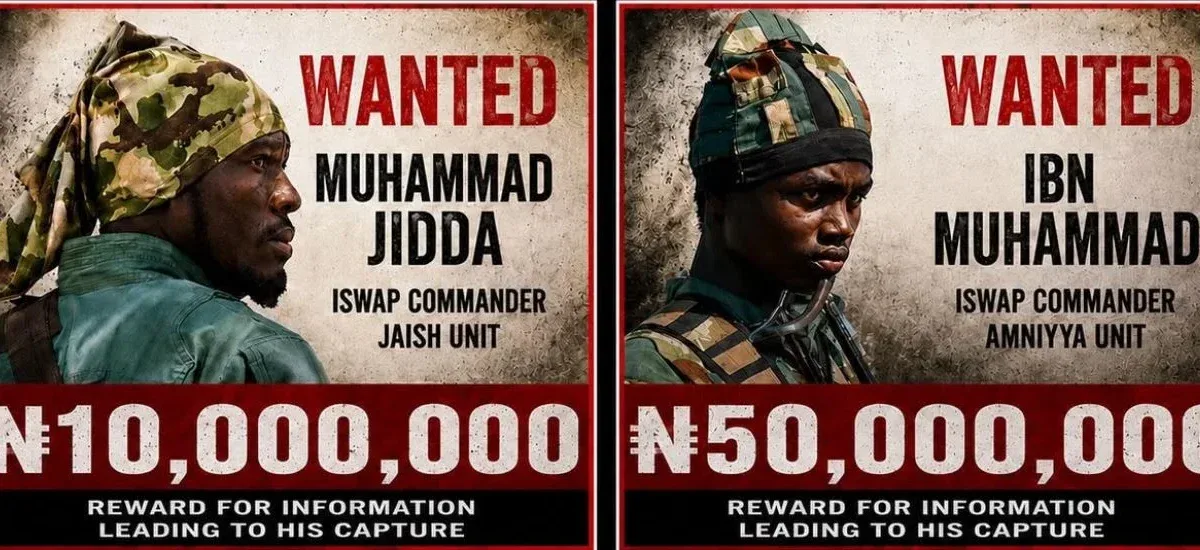 Nigerian Army Declares ISWAP Leaders Wanted, Offers N50m Bounty
