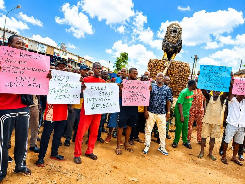 Protest Shuts Obollo-Afor Market Over Alleged Selective Haulage Tax