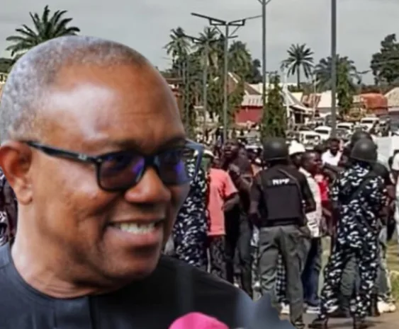 Benue Youths Block Peter Obi's Convoy, Deny Access to Attack Victims