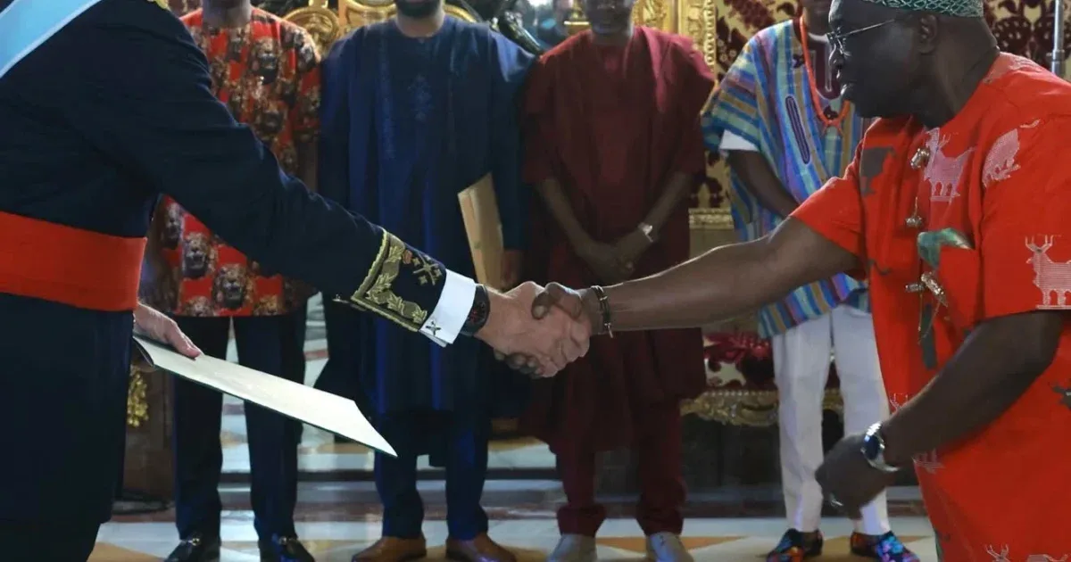 Ikpeazu Presents Credentials to Spanish King, Seeks Air Service Deal Revival